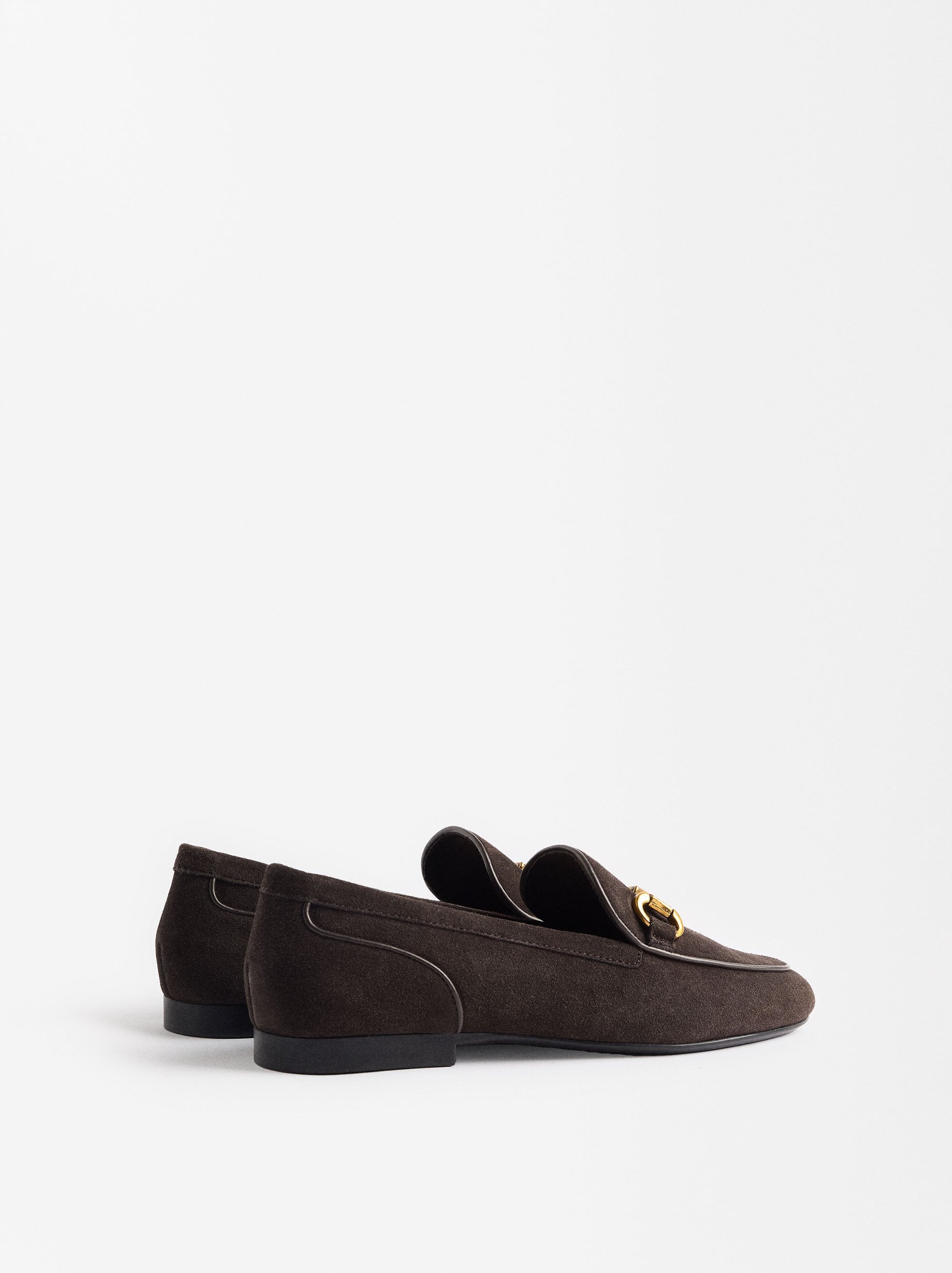 Mocasines De Piel Con Hebilla