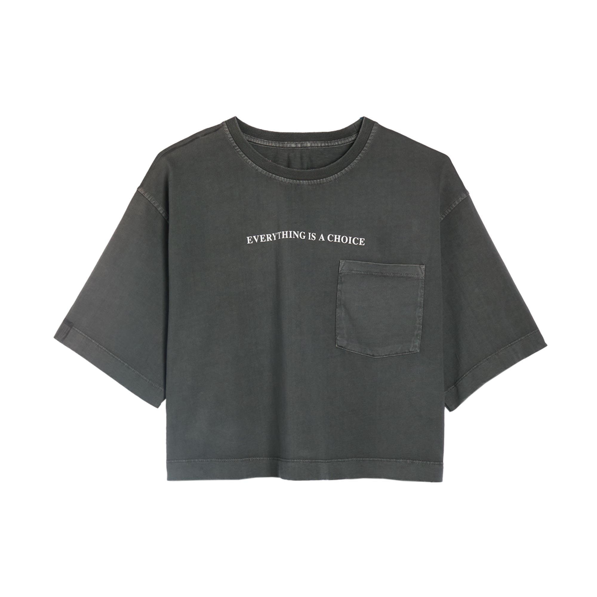 Camiseta Algodón Con Bolsillo