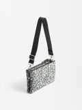 Bolso Bandolera De Nylon Estampada