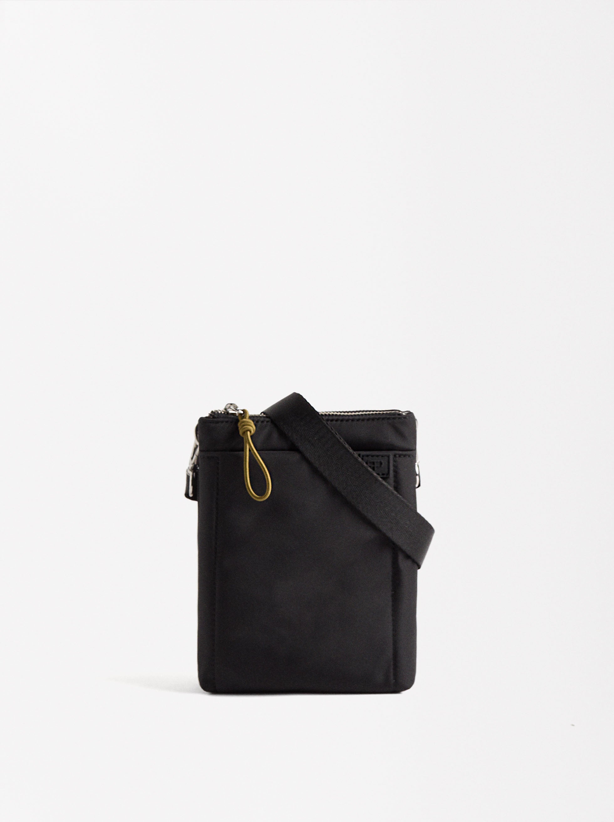 Bolso Bandolera De Nylon Doble
