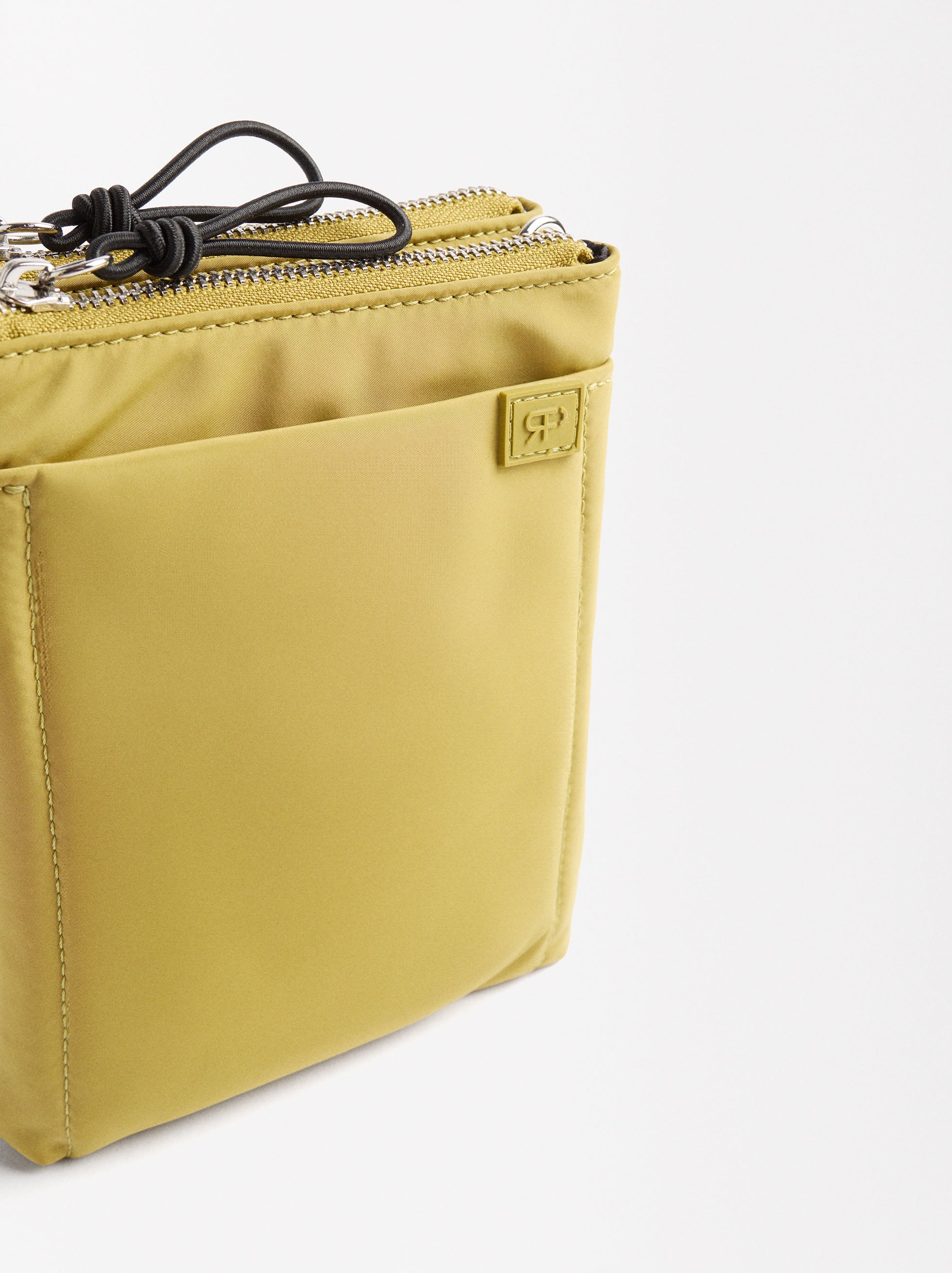 Bolso Bandolera De Nylon Doble