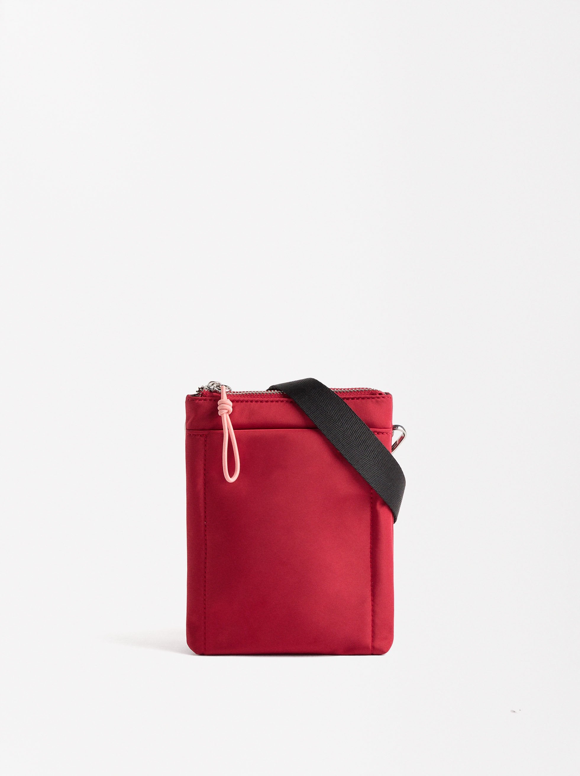 Bolso Bandolera De Nylon Doble