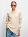 Jersey Con Lana Y Cuello Semi-Alto