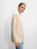 Jersey Con Lana Y Cuello Semi-Alto