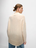 Jersey Con Lana Y Cuello Semi-Alto