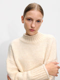 Jersey Con Lana Y Cuello Semi-Alto