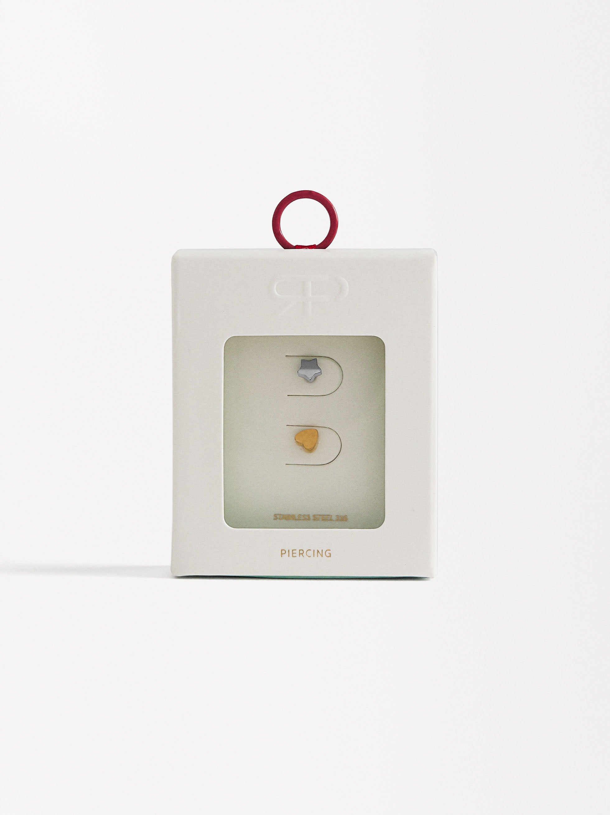 Piercings Corazón Estrella - Acero Inoxidable