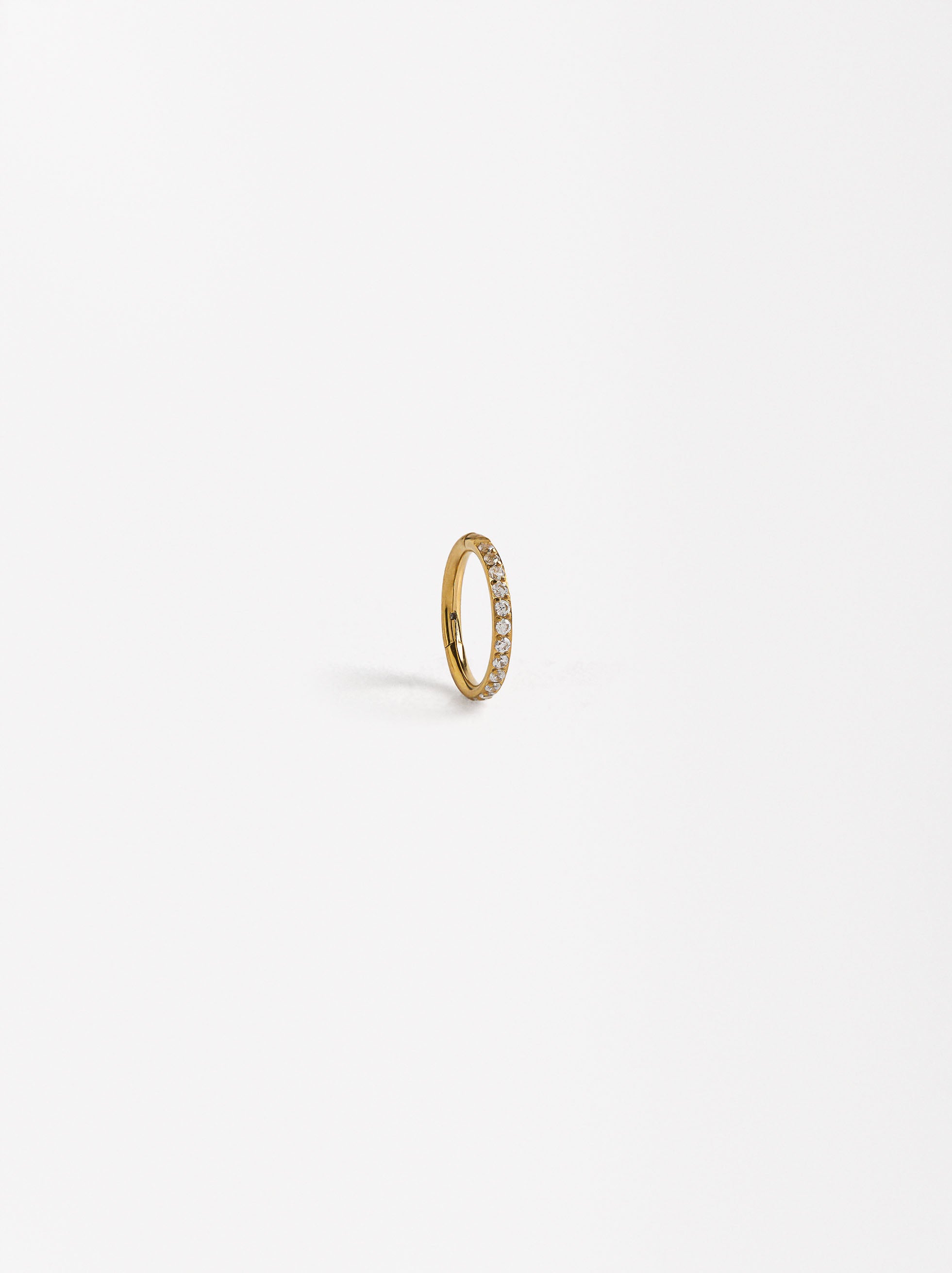 Piercing Con Cristales - Acero Inoxidable