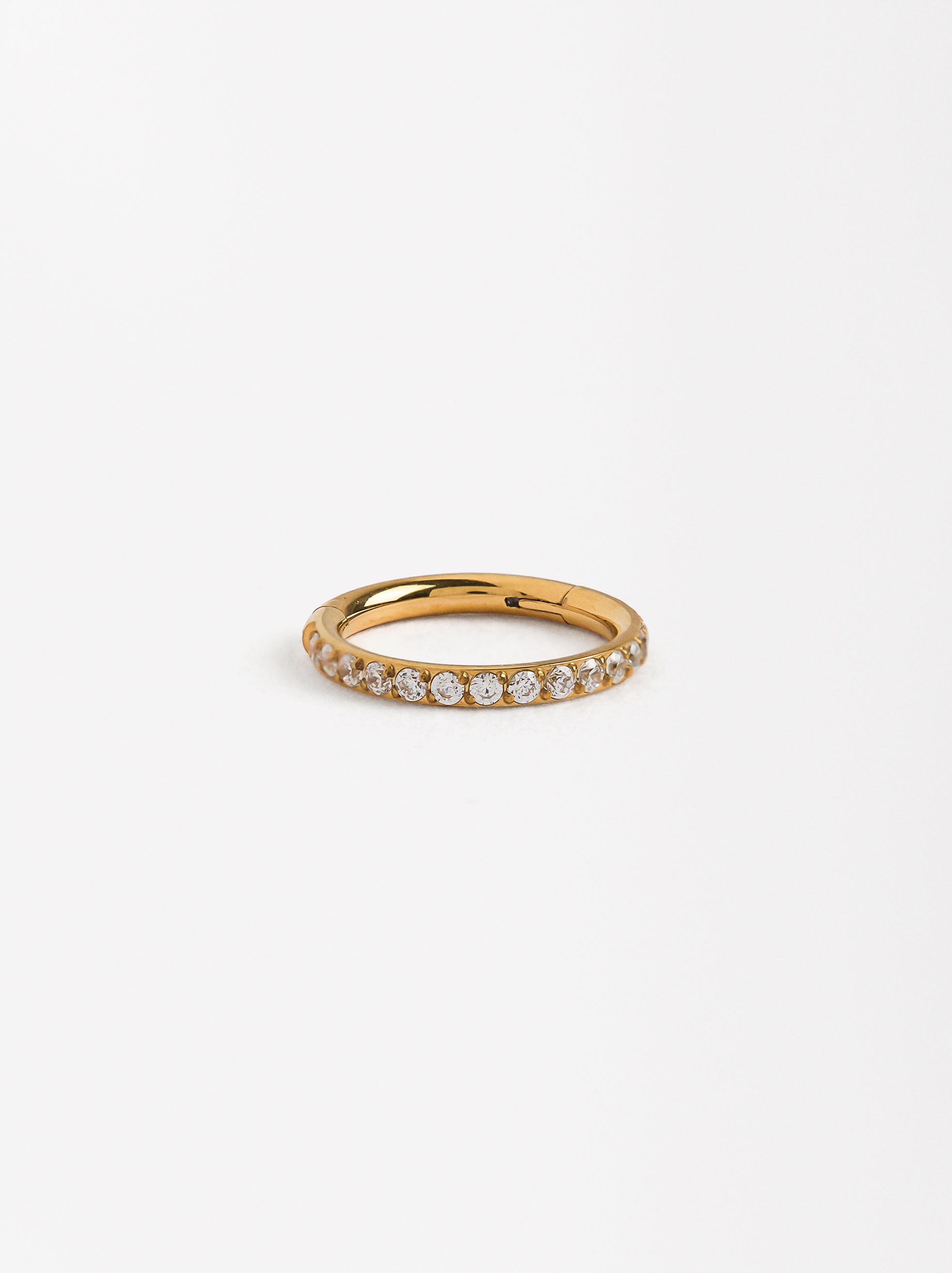 Piercing Con Cristales - Acero Inoxidable