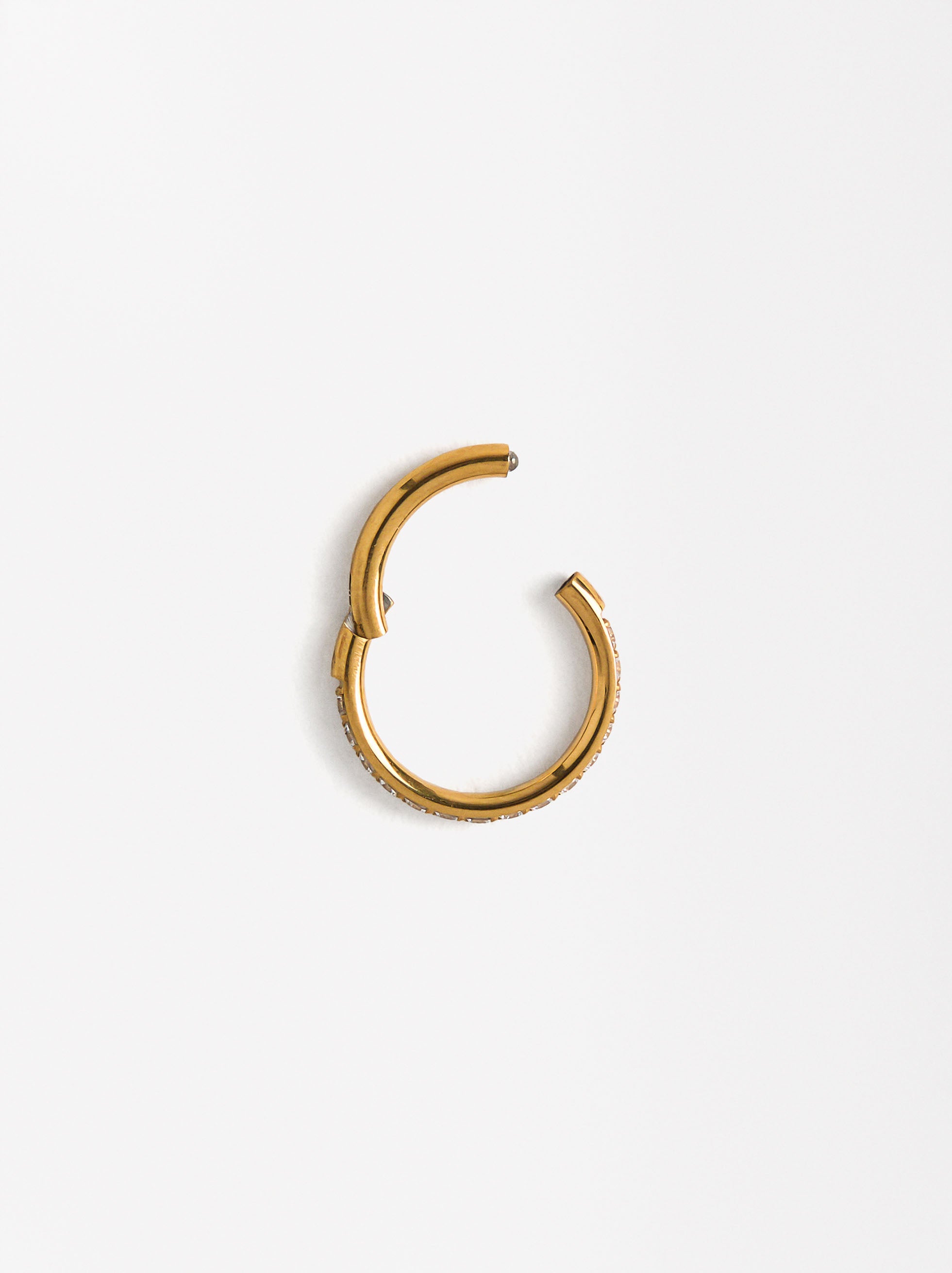 Piercing Con Cristales - Acero Inoxidable