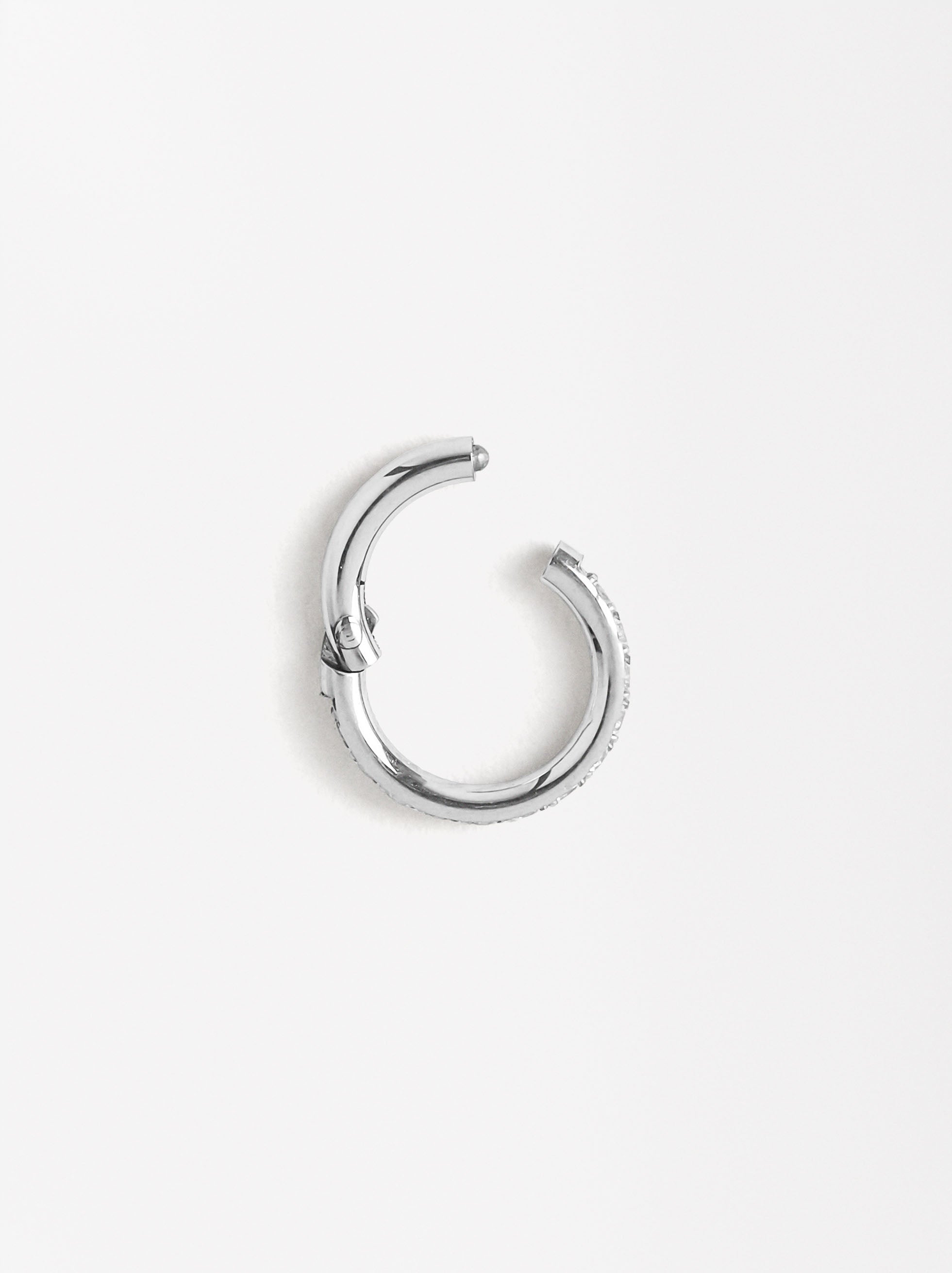 Piercing Con Circonitas - Acero Inoxidable