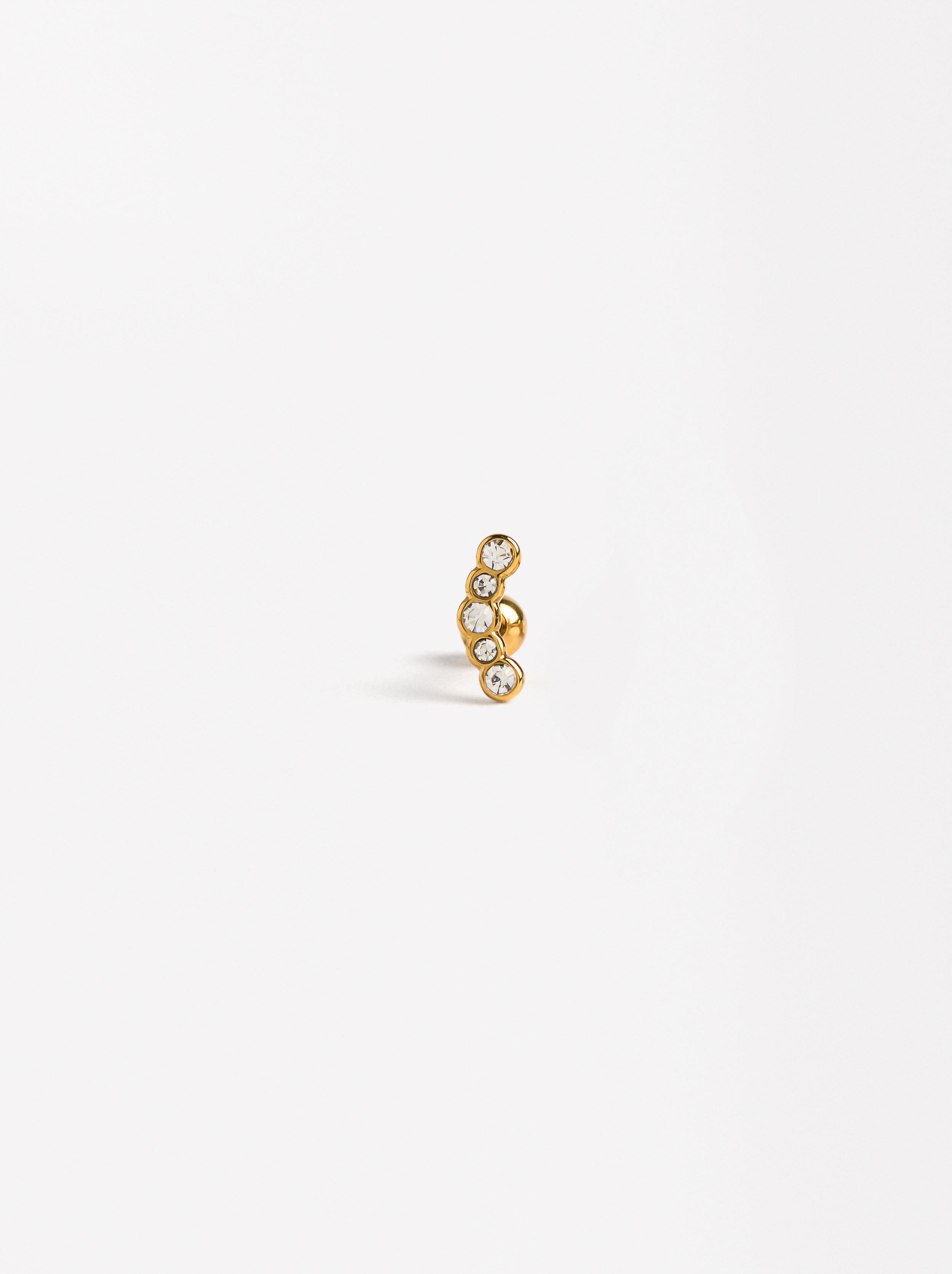 Piercings Con Cristales - Acero Inoxidable