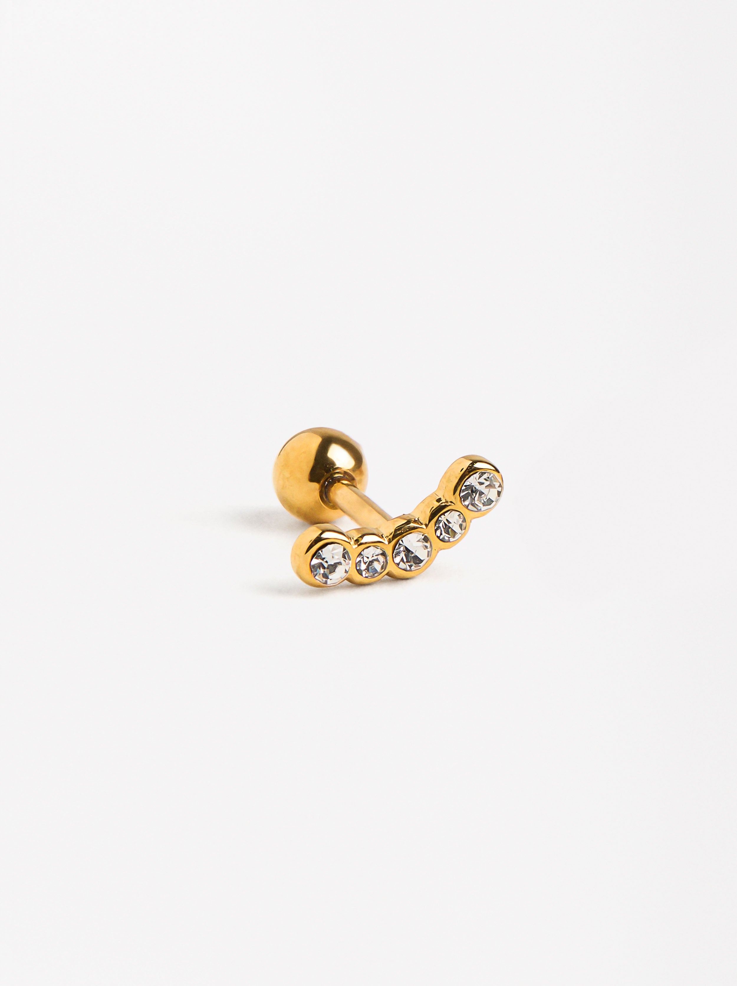 Piercings Con Cristales - Acero Inoxidable