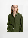 Camisa Fluida Con Efecto Arrugado
