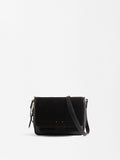 Bolso Bandolera Con Piel