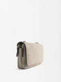Bolso De Hombro Con Piel
