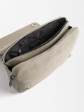 Bolso De Hombro Con Piel