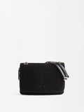Bolso De Hombro Con Piel