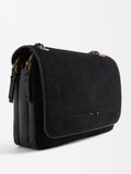 Bolso De Hombro Con Piel