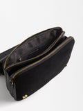 Bolso De Hombro Con Piel