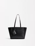 Cartera Shopper Con Piel