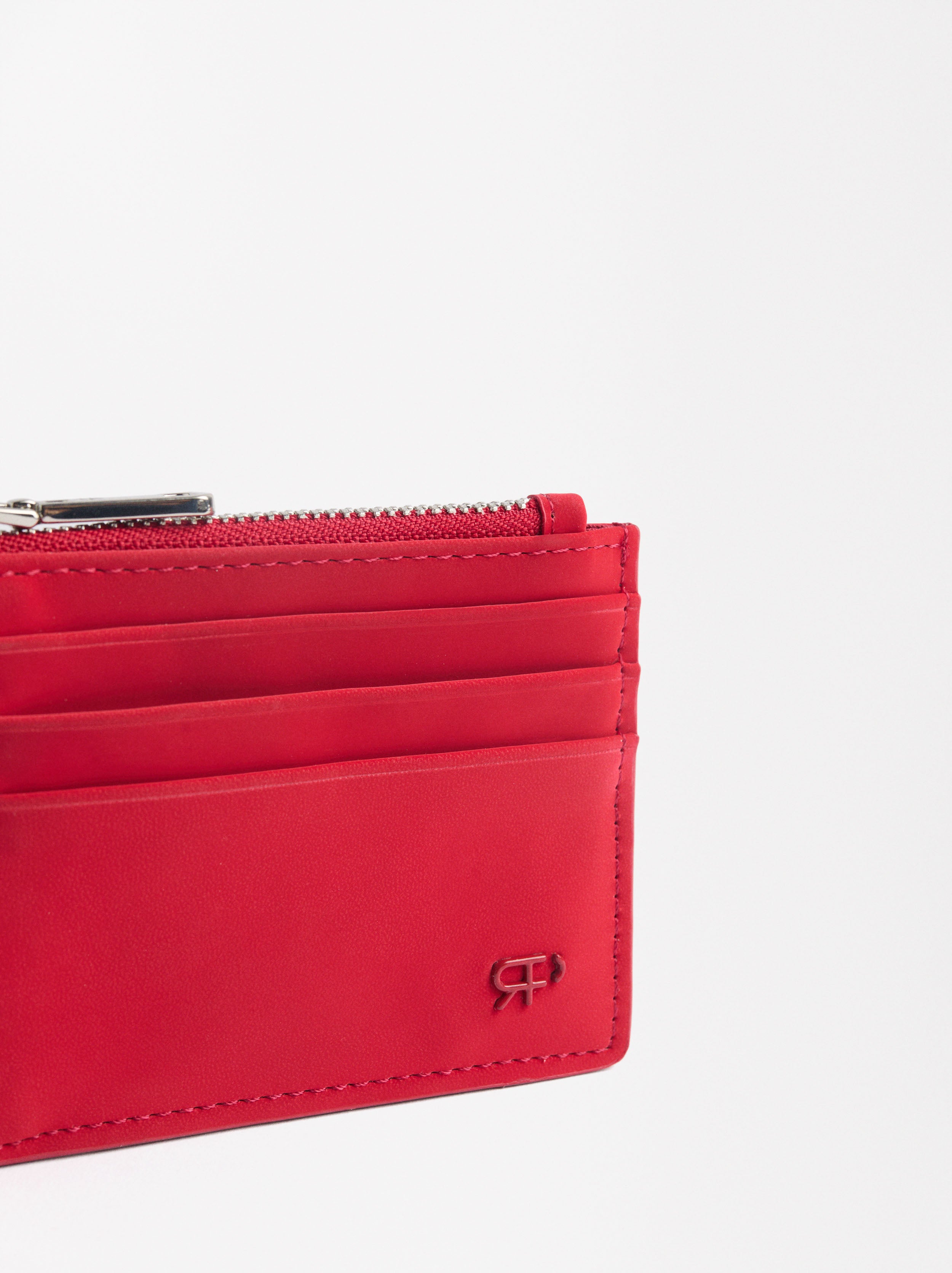 Tarjetero De Textura Aterciopelada