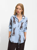 Camisa Estampada De Manga Larga