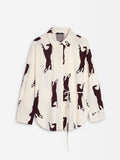 Camisa Estampada De Manga Larga