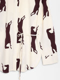 Camisa Estampada De Manga Larga
