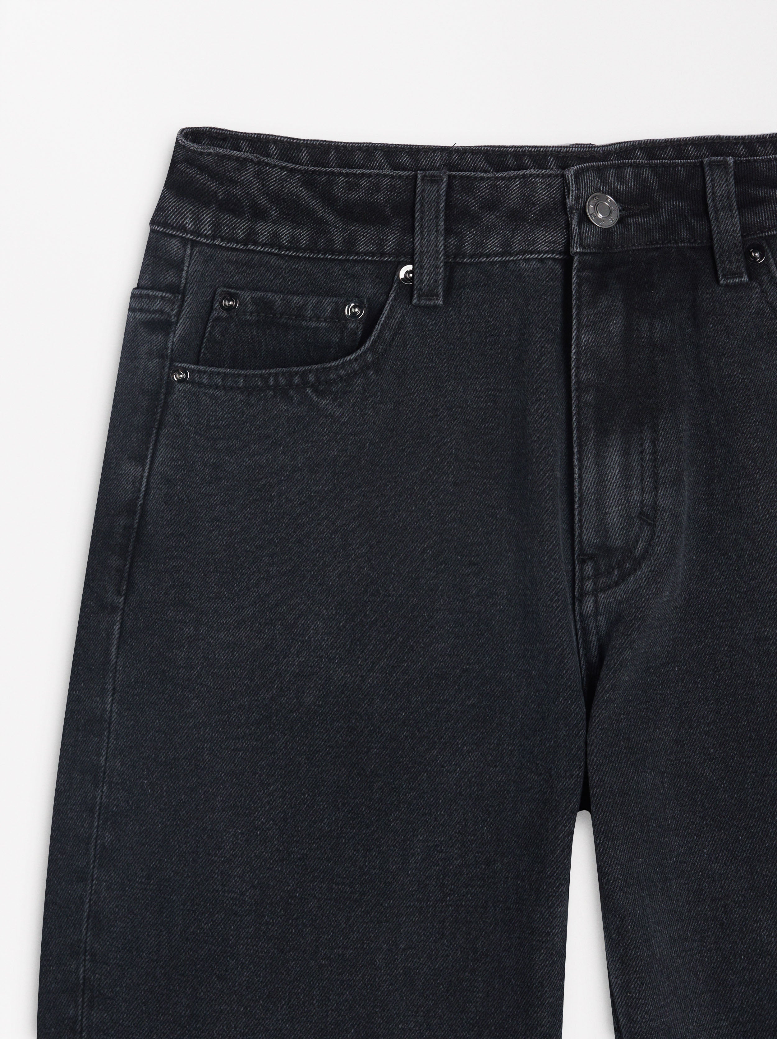 Pantalón De Denim Recto