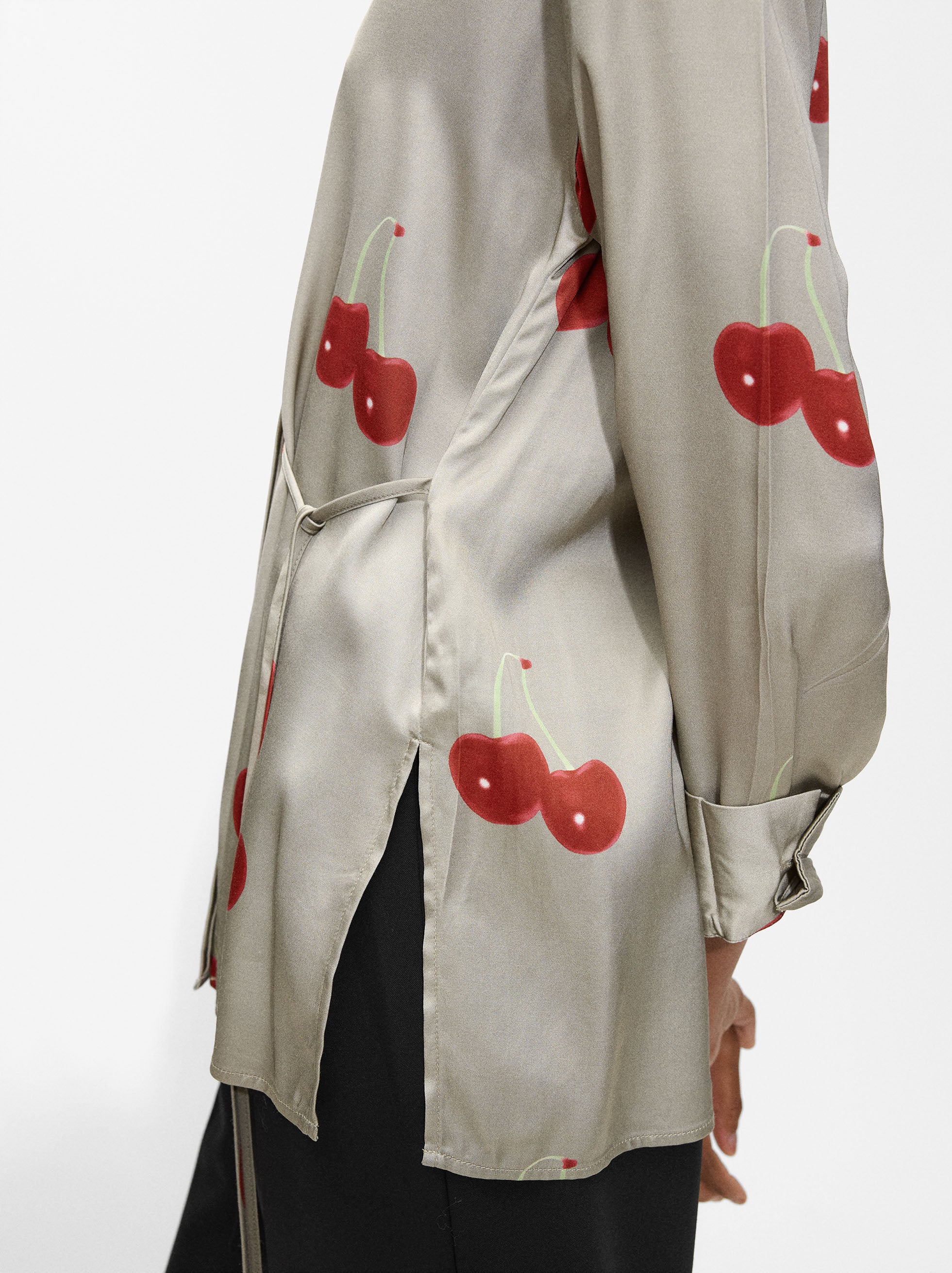 Camisa Estampado Cerezas