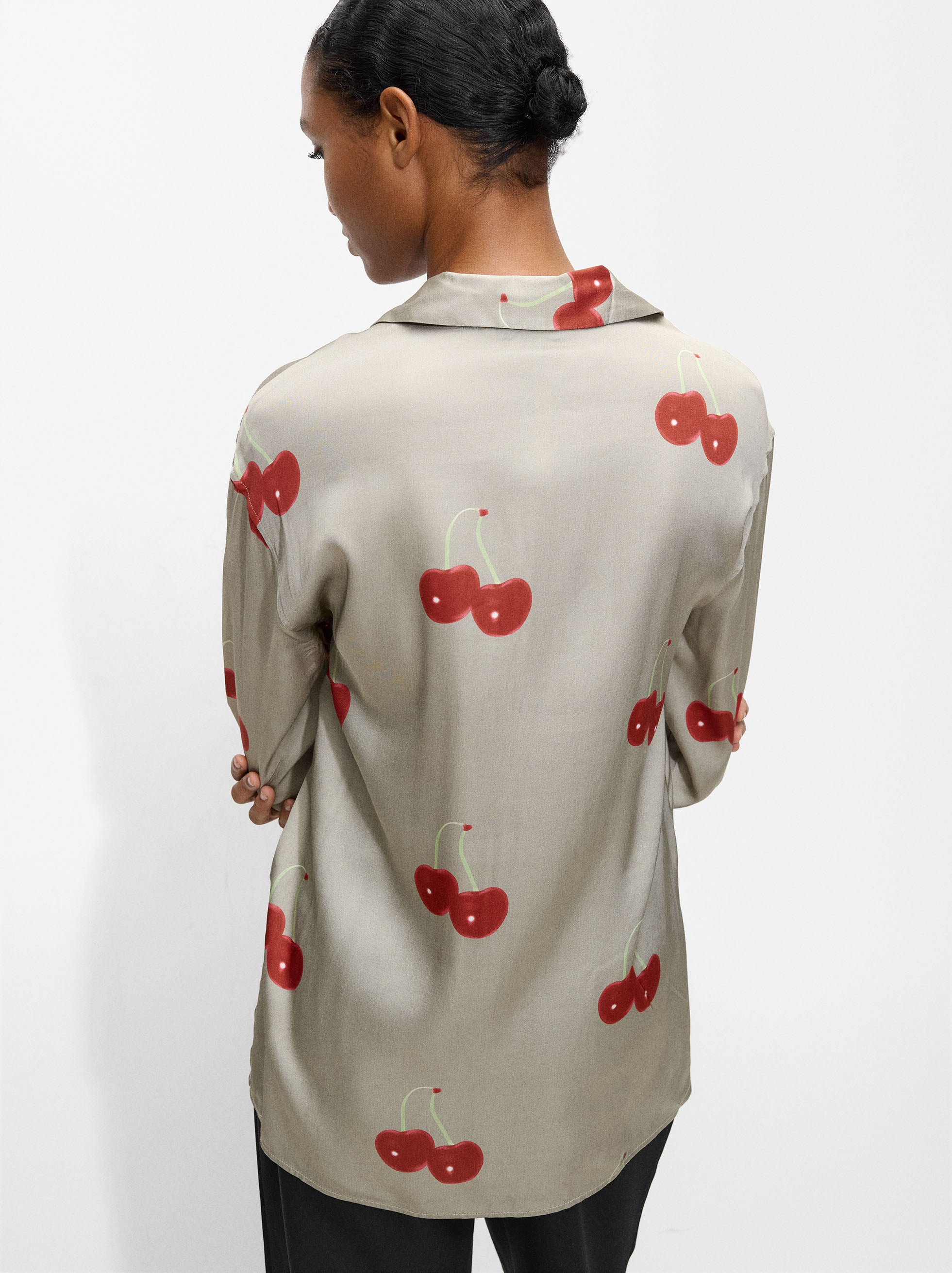 Camisa Estampado Cerezas
