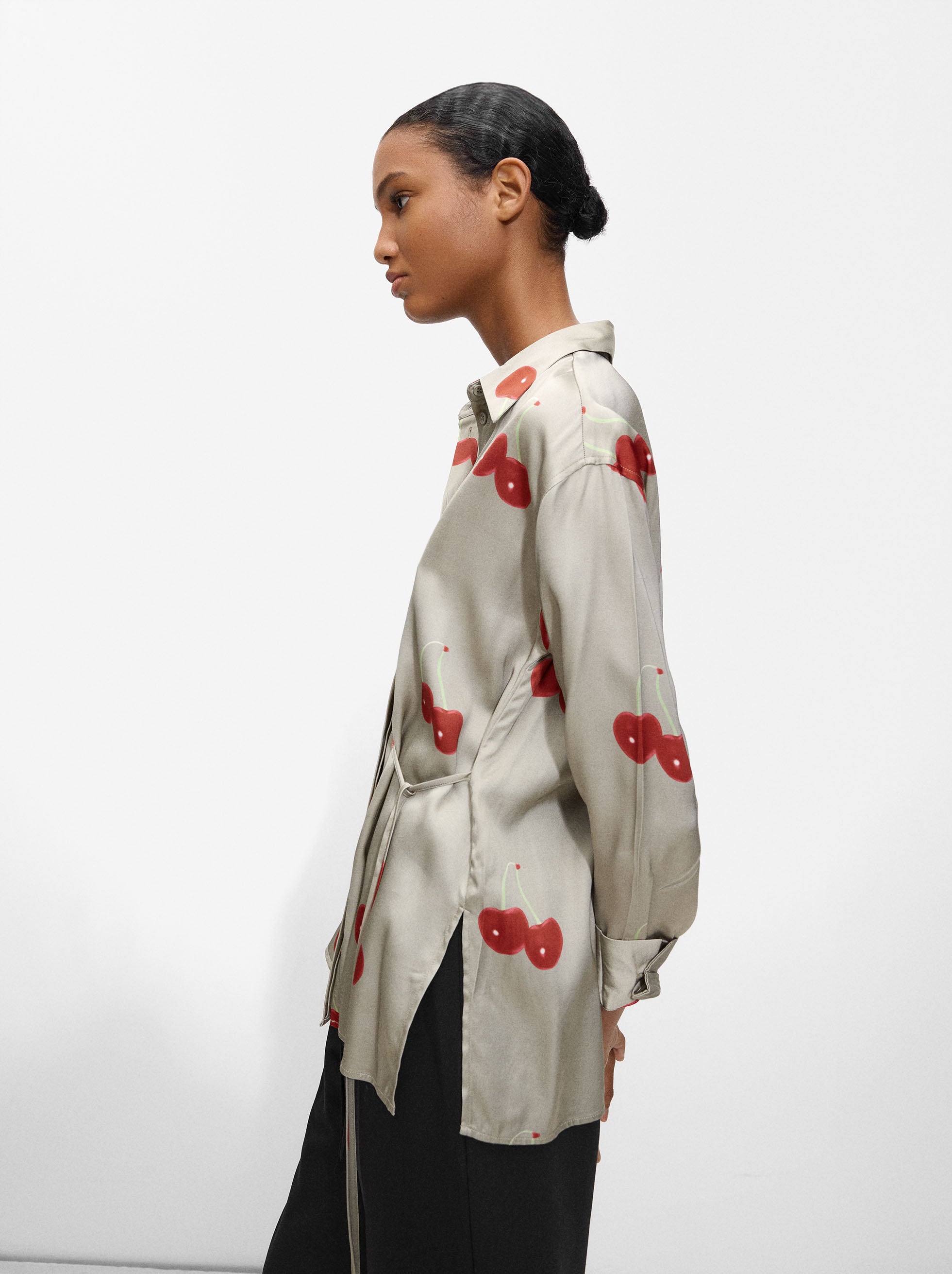 Camisa Estampado Cerezas