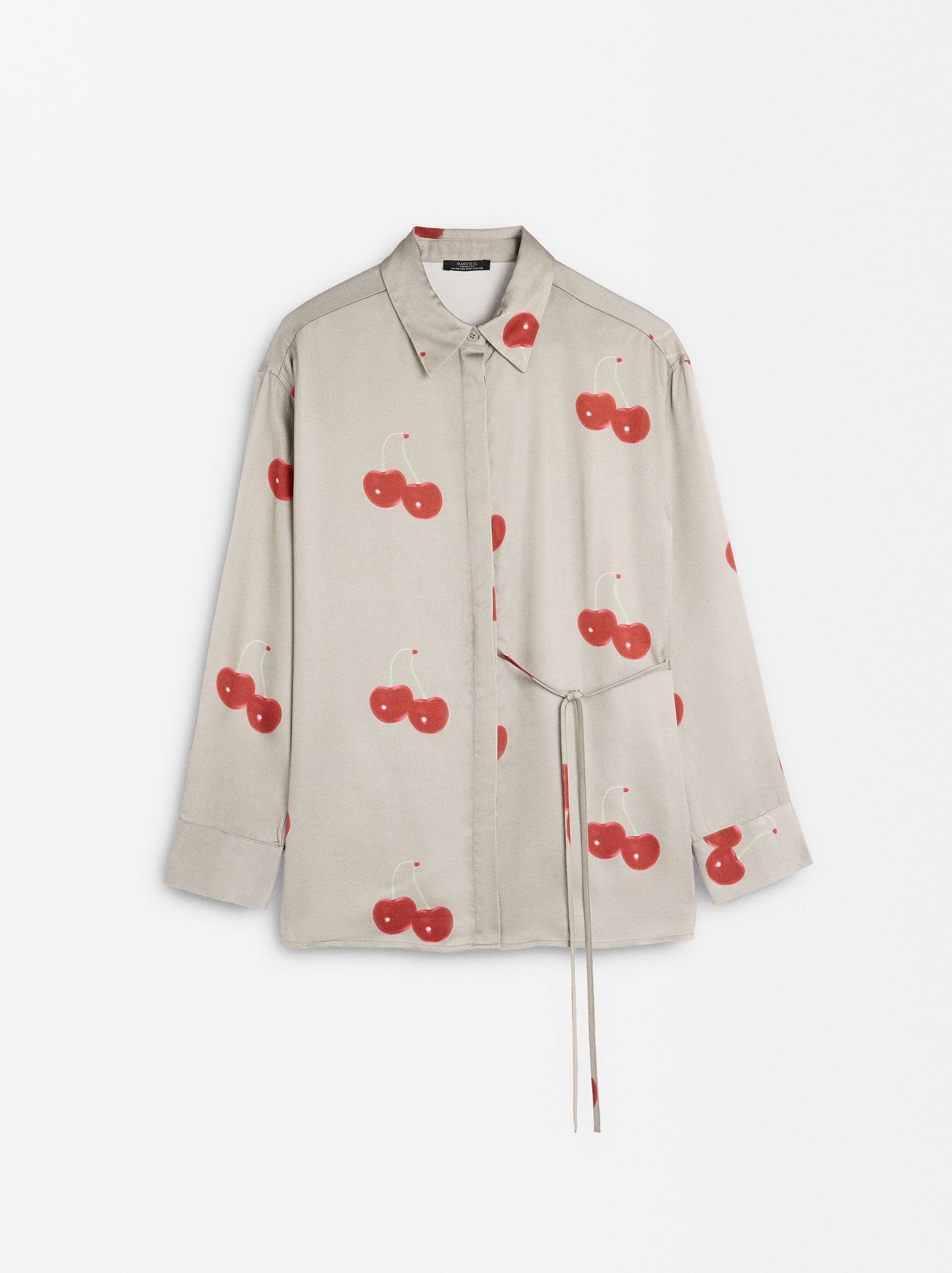 Camisa Estampado Cerezas