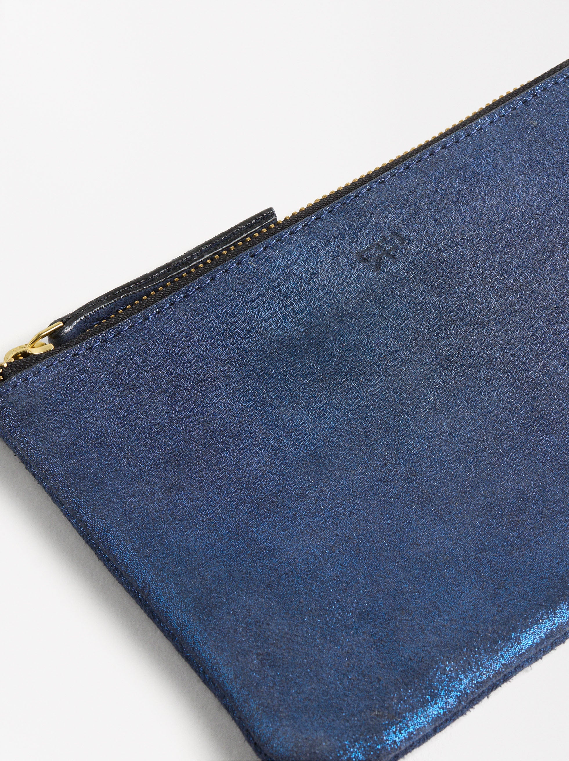 Bolsa Multiusos De Piel Metalizada
