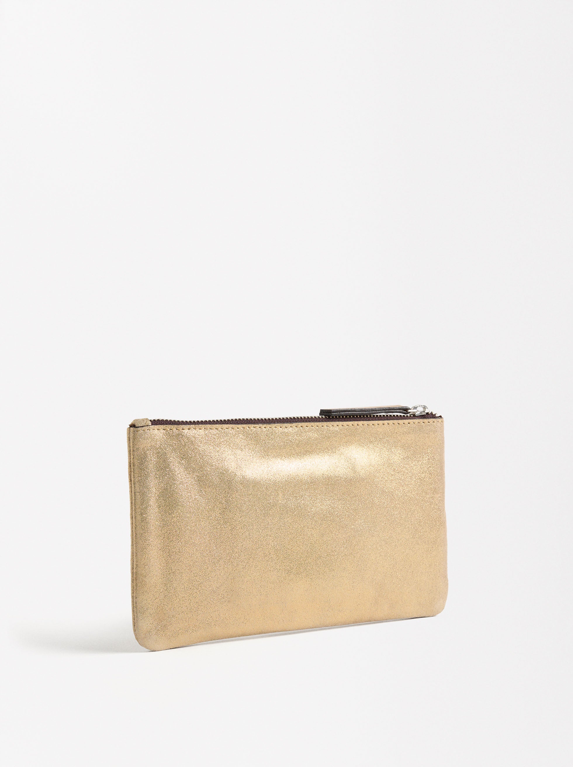 Bolsa Multiusos De Piel Metalizada