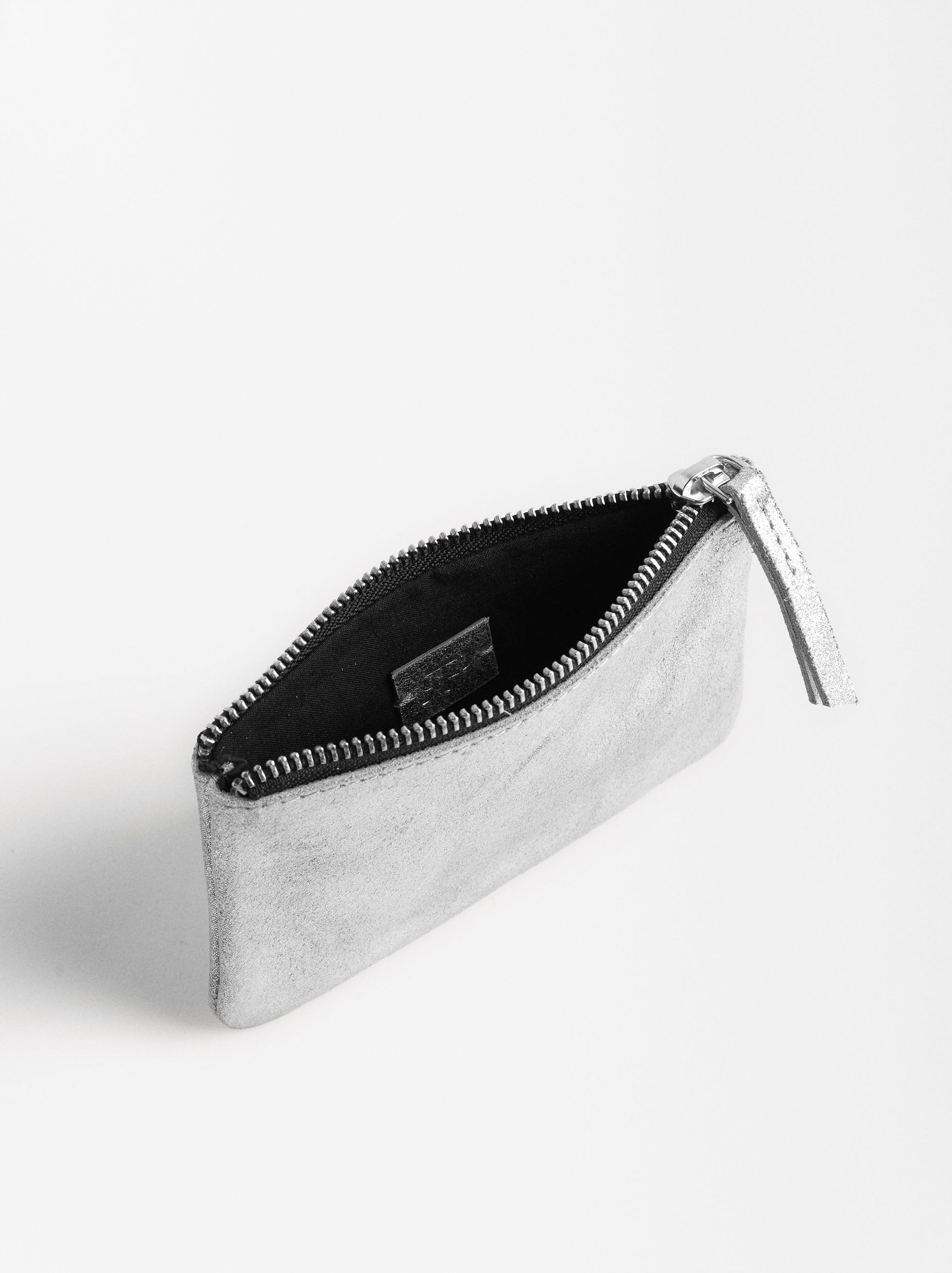 Bolsa Multiusos De Piel Metalizada
