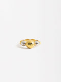 Anillo De Esferas Bicolor - Plata De Ley 925