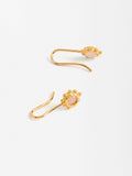Aretes Cortos Con Piedras - Plata De Ley 925