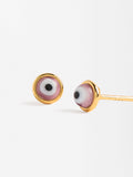 Aretes De Ojo - Plata De Ley 925