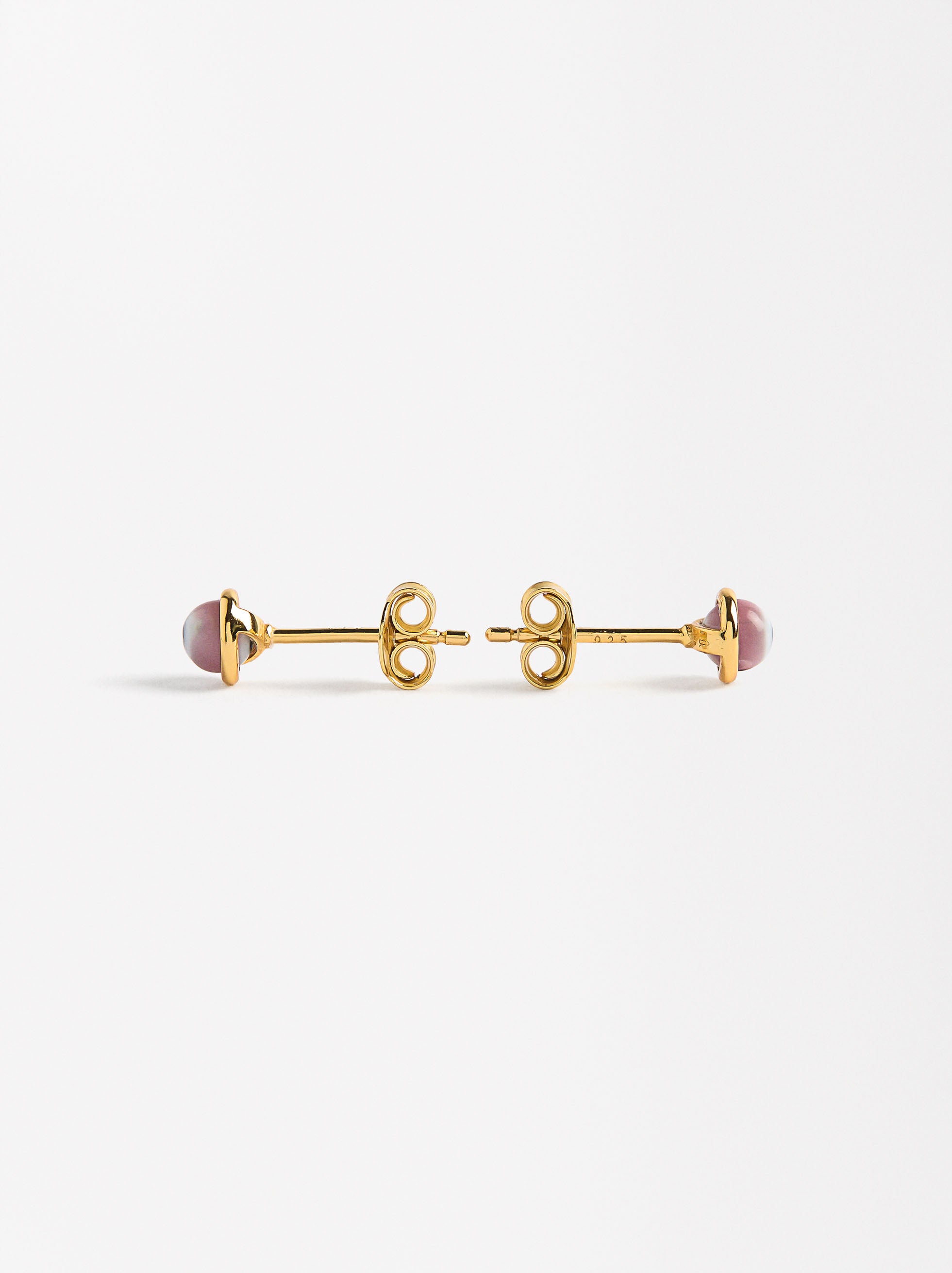 Aretes De Ojo - Plata De Ley 925