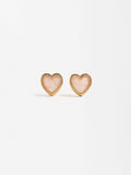 Aretes De Corazones - Plata De Ley 925