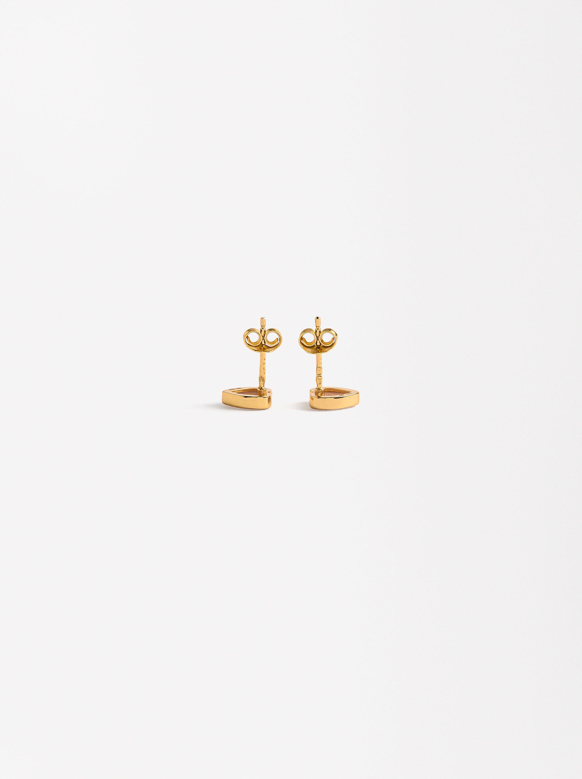 Aretes De Corazones - Plata De Ley 925