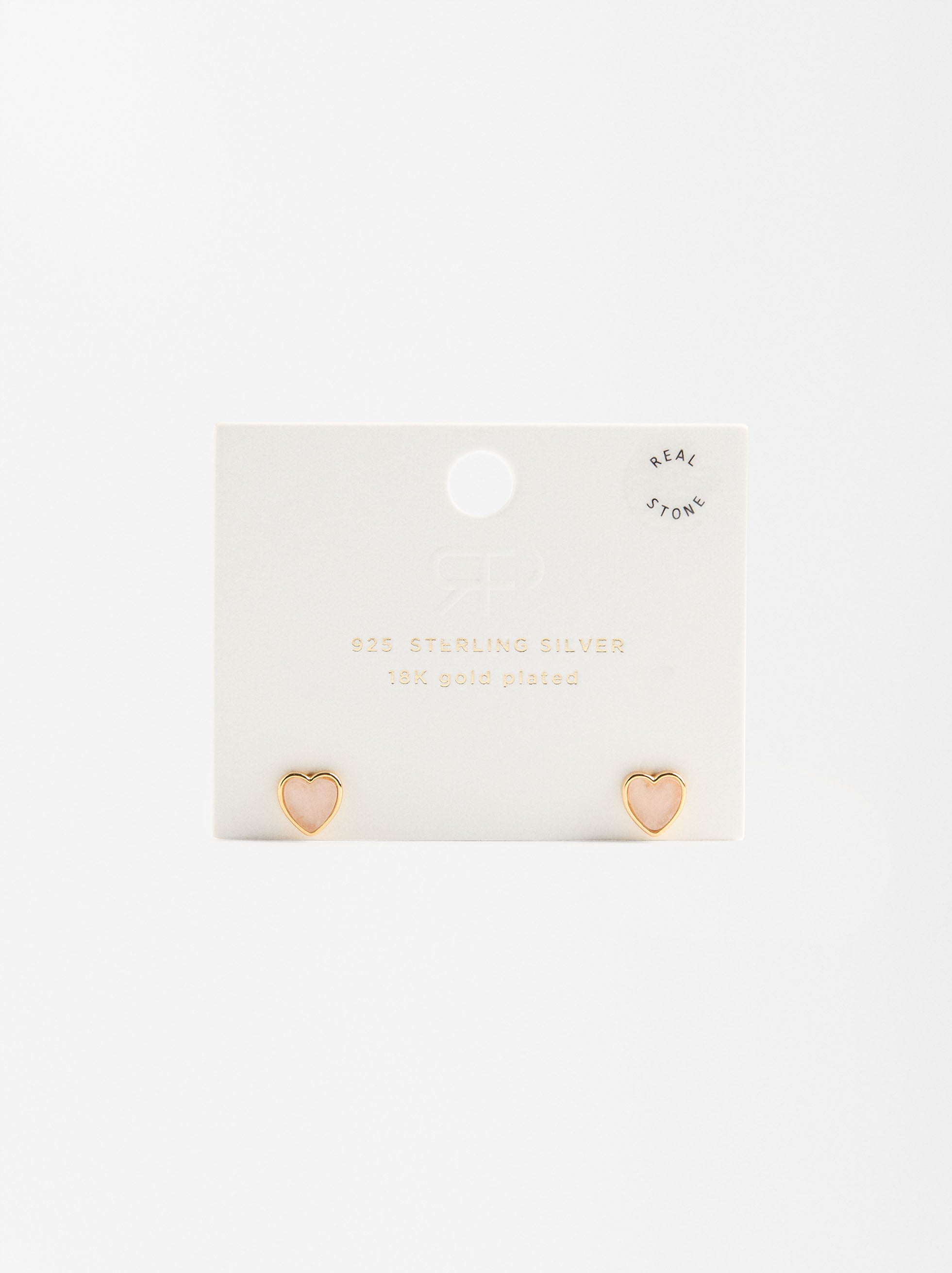 Aretes De Corazones - Plata De Ley 925