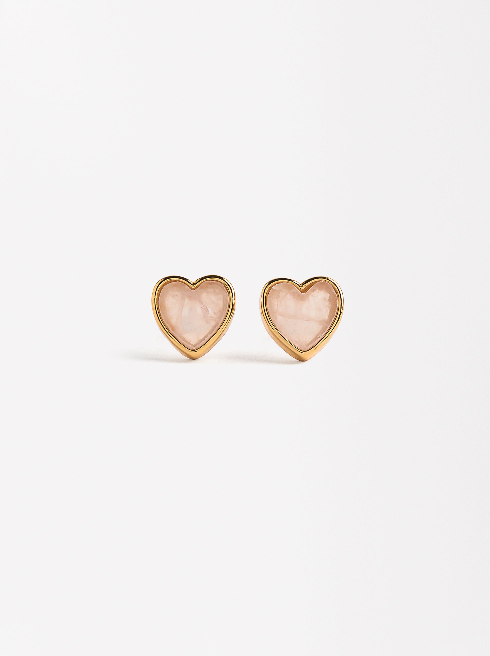 Aros De Corazones - Plata De Ley 925