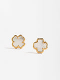 Aretes De Cruz - Plata De Ley 925