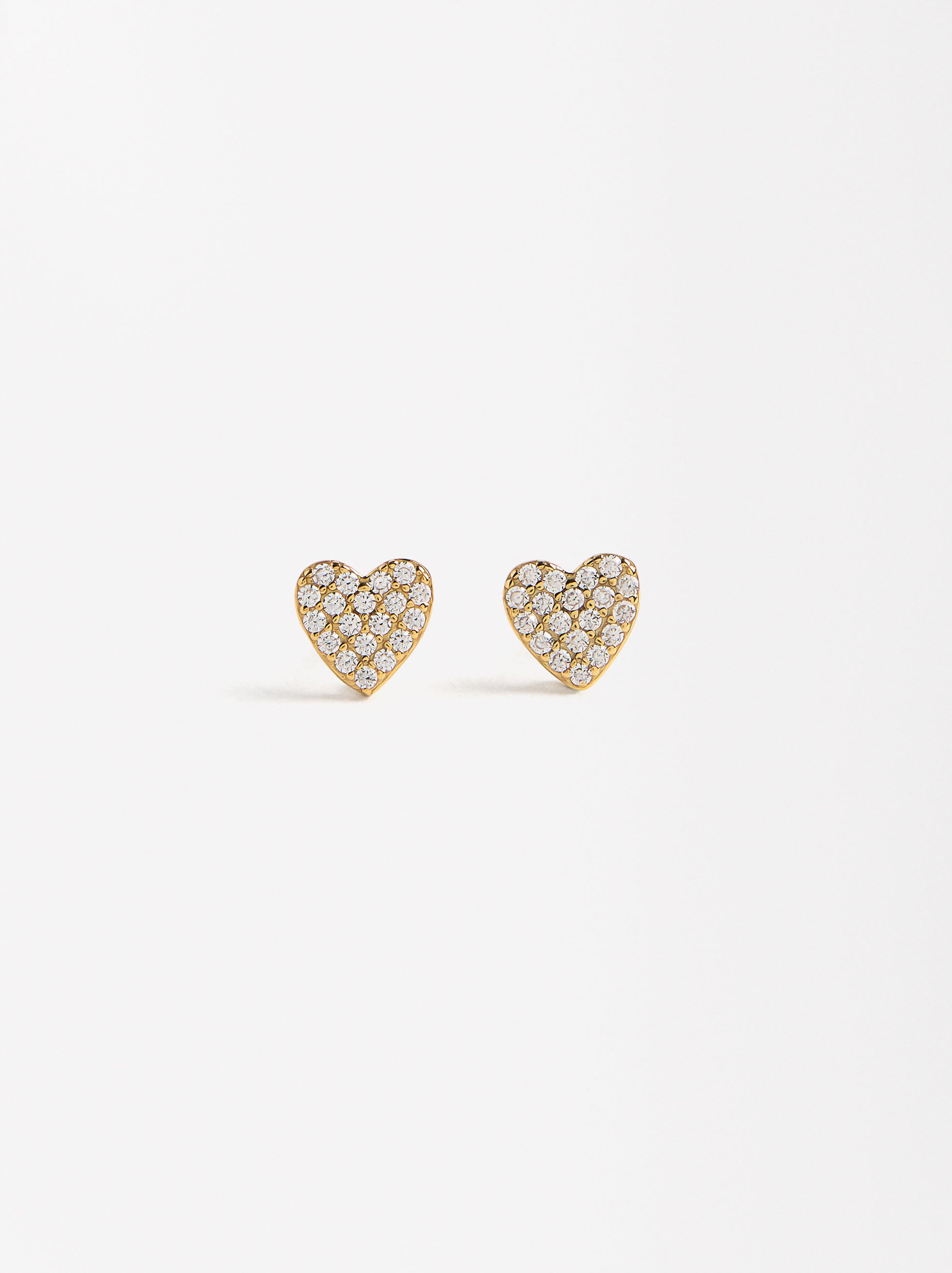 Aretes Con Circonitas - Plata De Ley 925