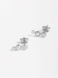 Aretes Con Perlas - Plata De Ley 925