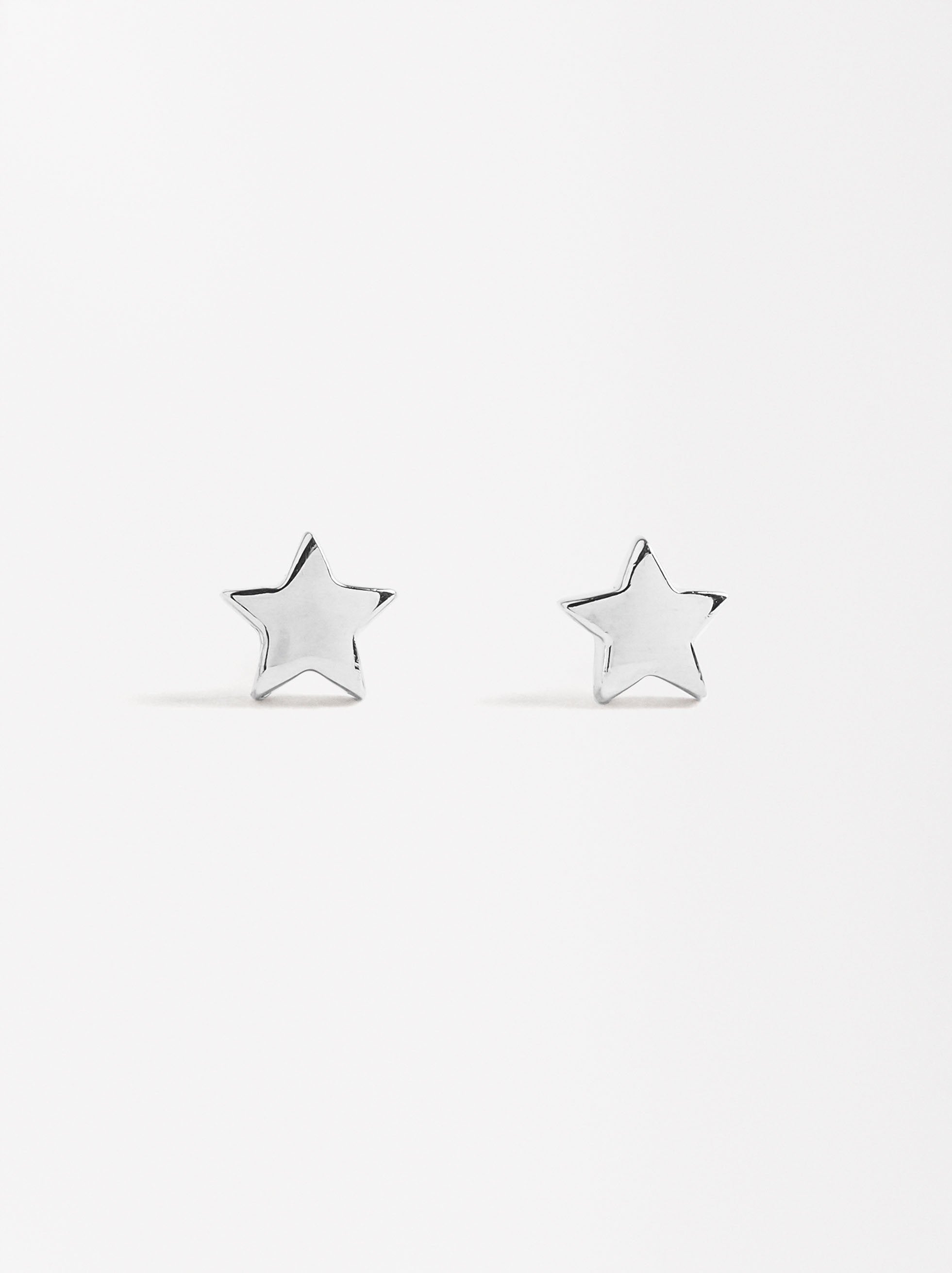Aretes De Estrellas - Plata De Ley 925