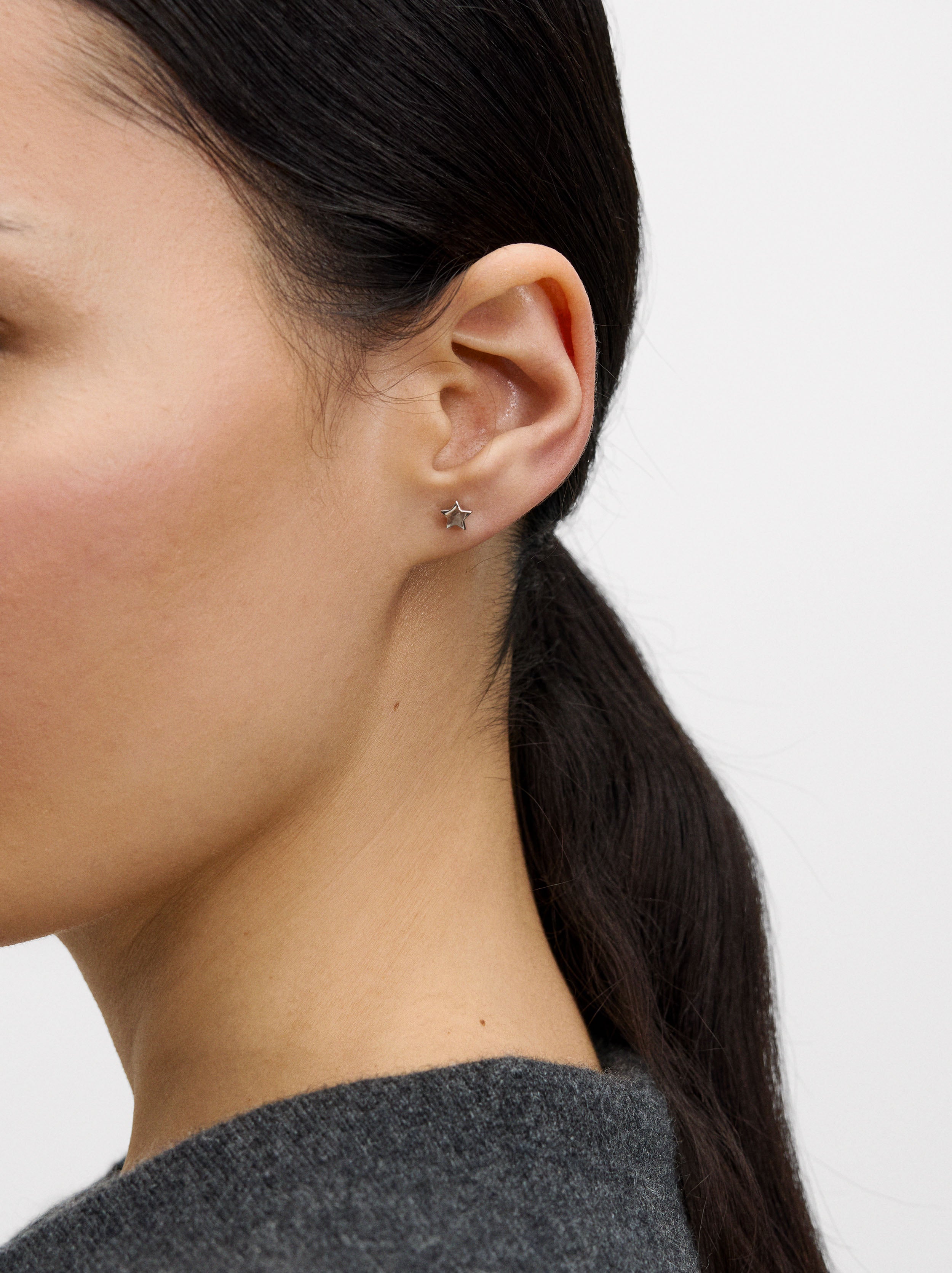 Aretes De Estrellas - Plata De Ley 925